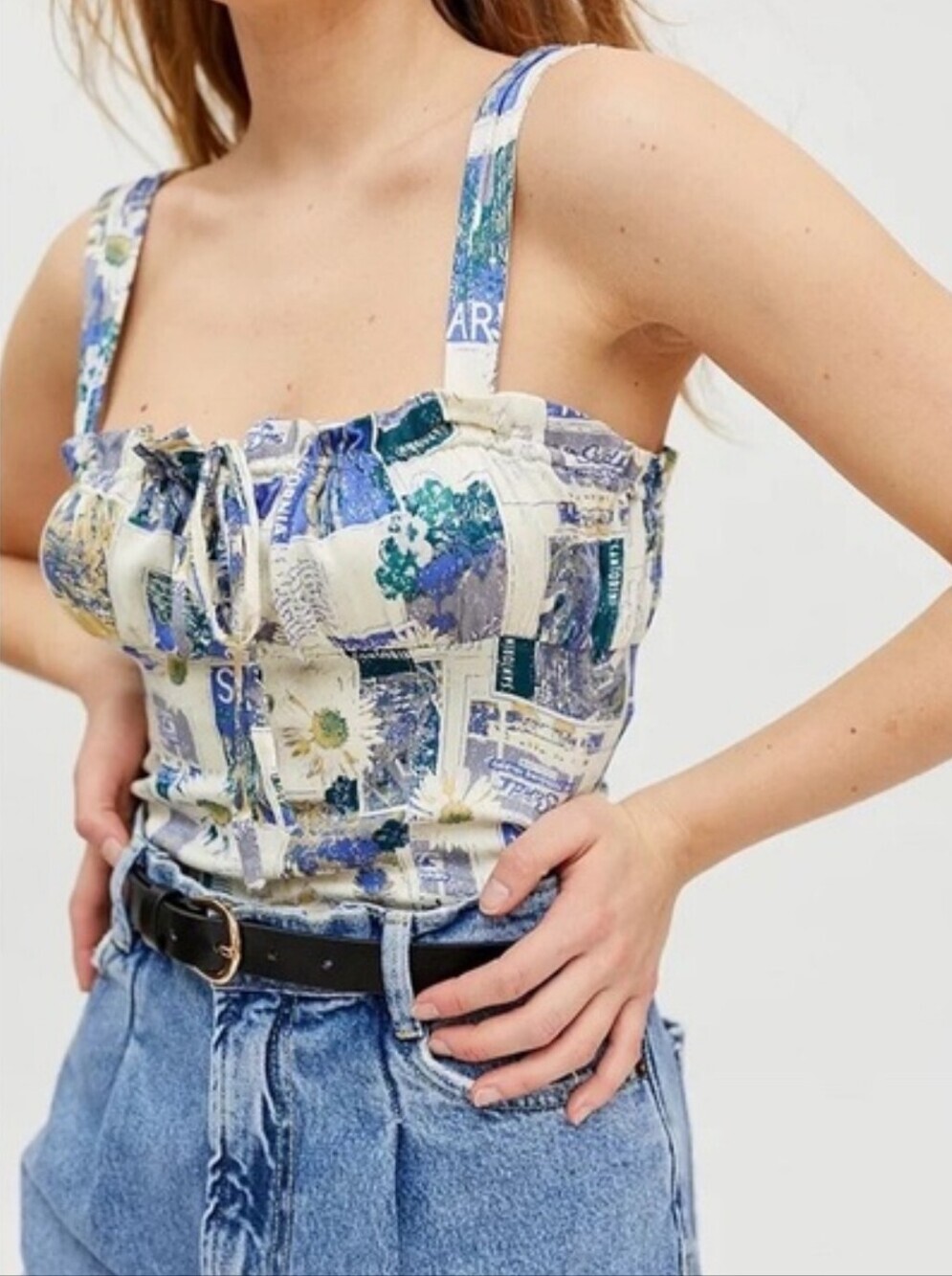 Urban Outfitters Valentina Bustier Tank Top Small